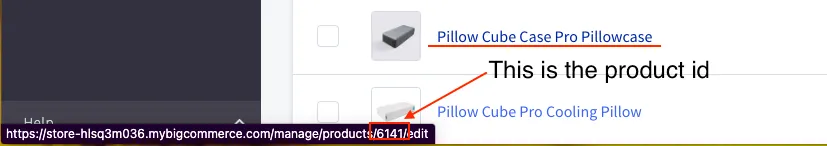 Theme settings for product ids