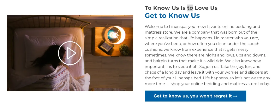Split content widget