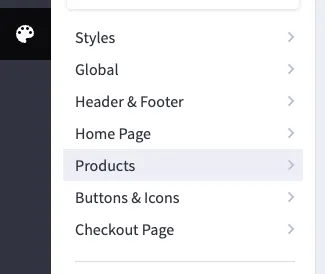 Promo within theme settings