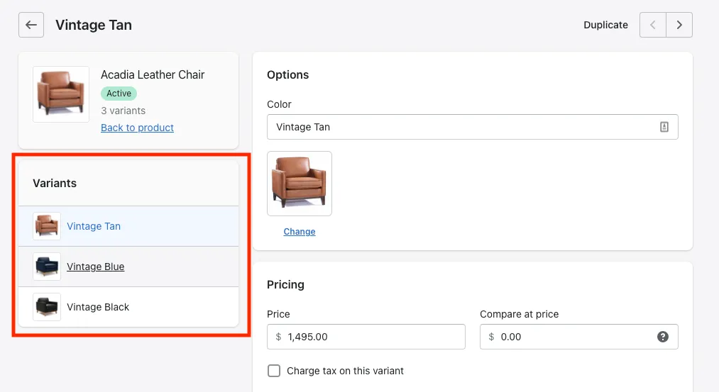 All variants featured