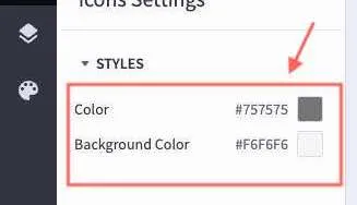category warranty icons settings in Page Builder